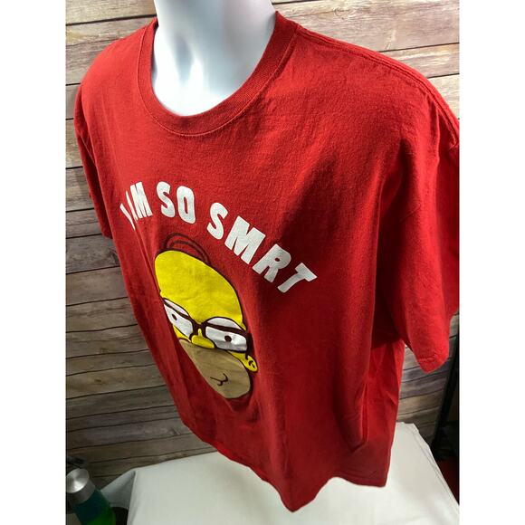 Homer Simpson I Am So Smart T-Shirt Mens XL 2010 The Simpsons - Picture 6 of 10